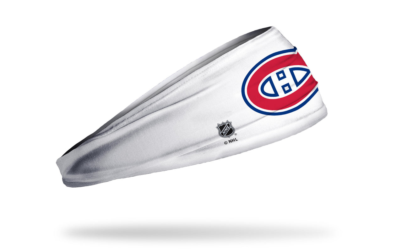 Montreal Canadiens: Logo White Big Bang Lite Headband - View 2