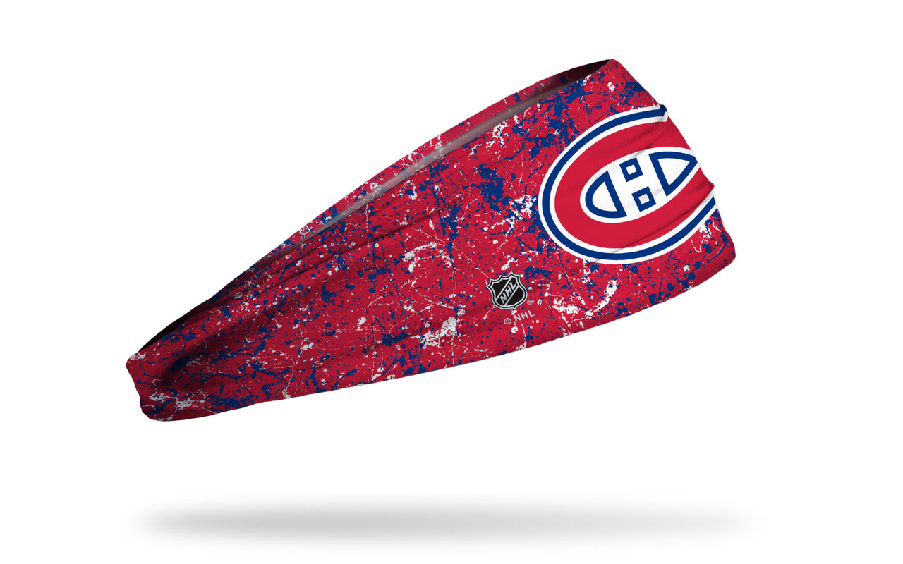 Montreal Canadiens: Splatter Big Bang Lite Headband - View 2