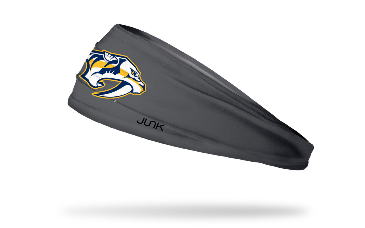 Nashville Predators: Logo Gray Headband - View 1