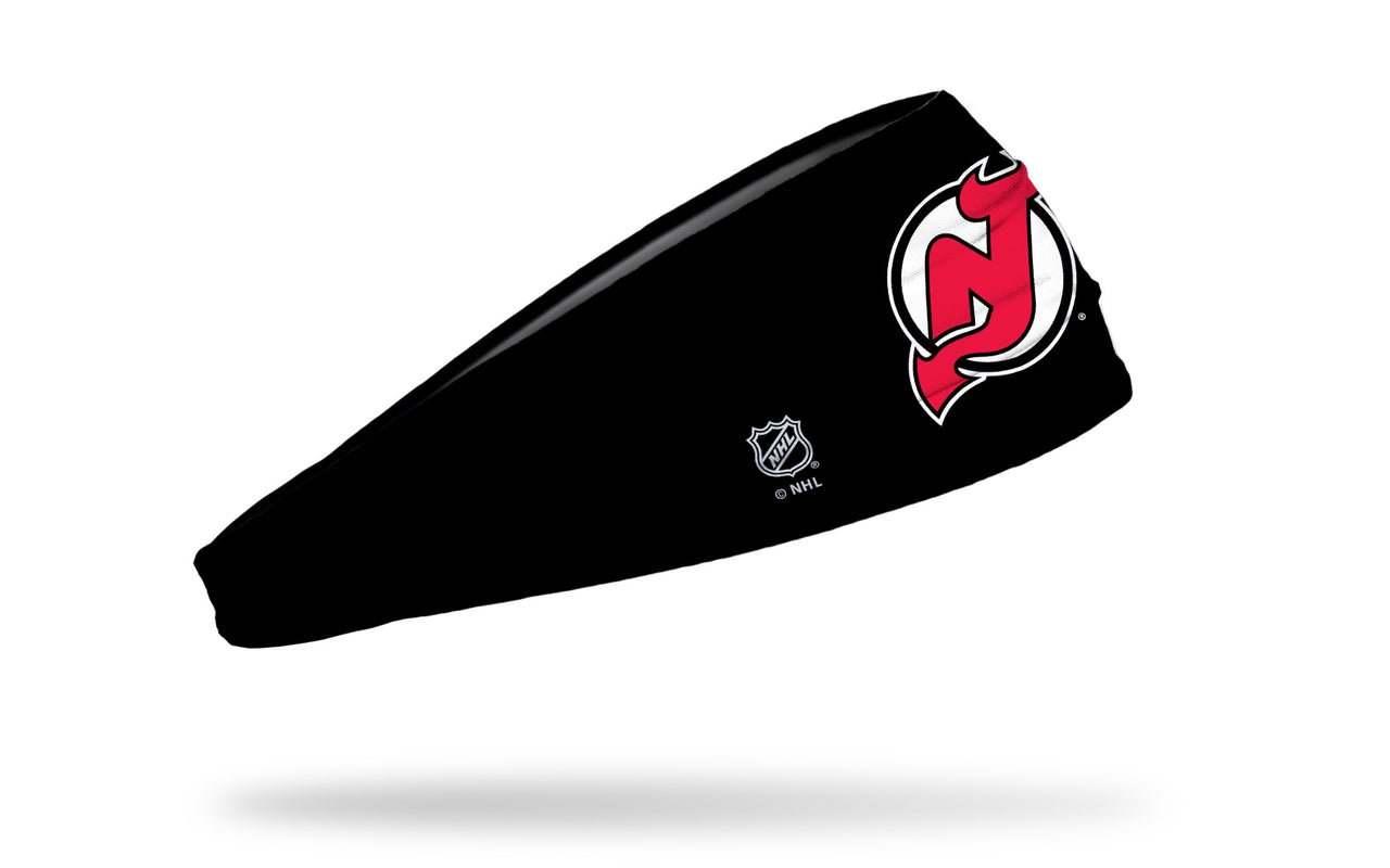 New Jersey Devils: Logo Black Headband - View 2