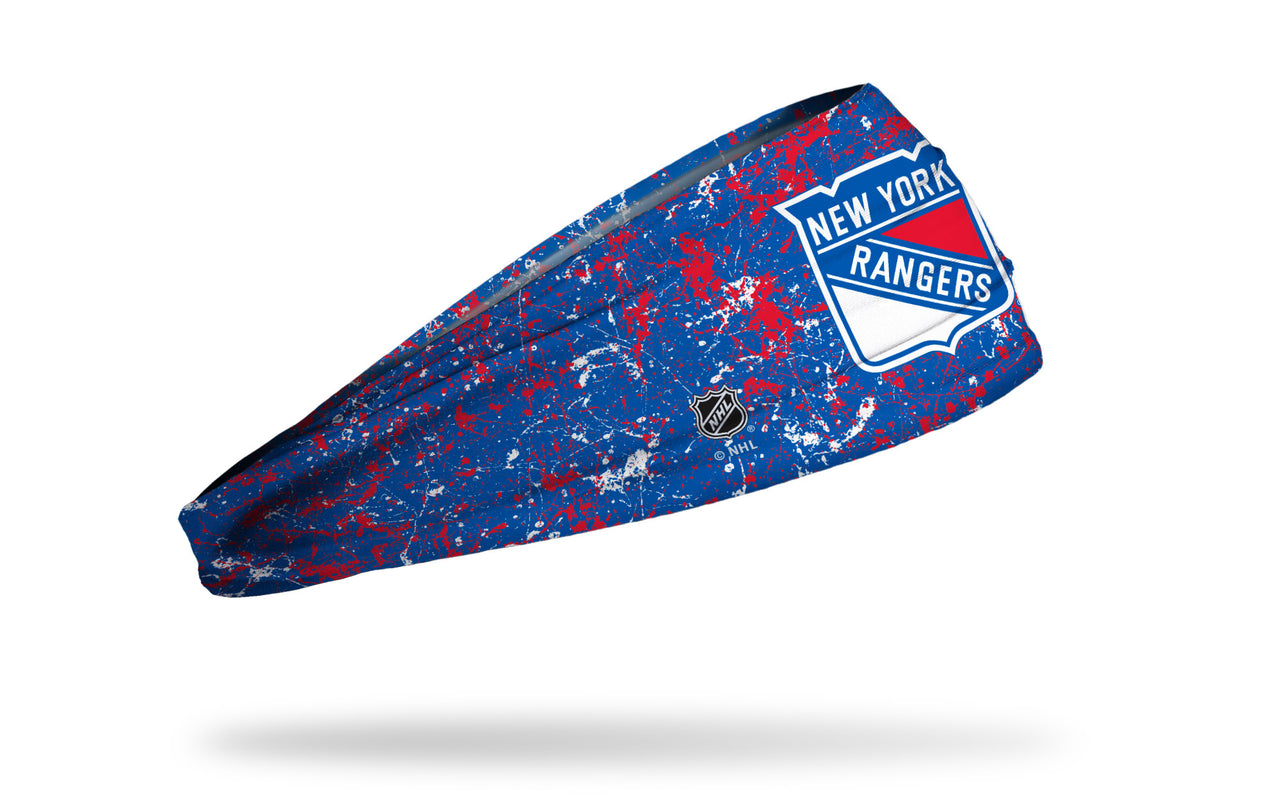 New York Rangers: Splatter Big Bang Lite Headband - View 2
