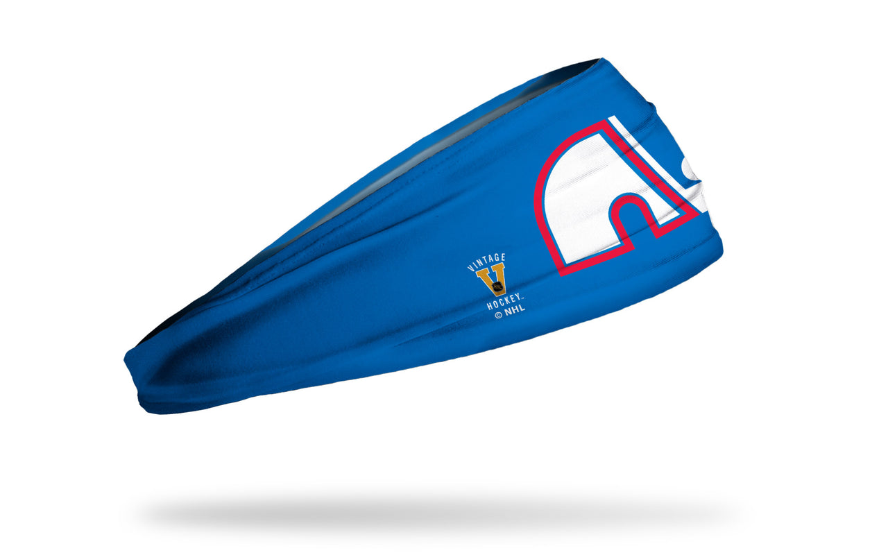 Quebec Nordiques: Blue Big Bang Lite Headband - View 2