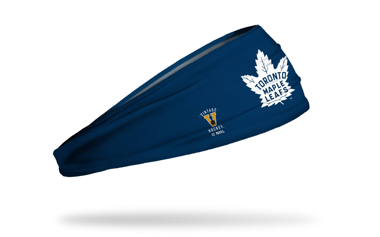 Toronto Maple Leafs: Vintage Navy Big Bang Lite Headband - View 2