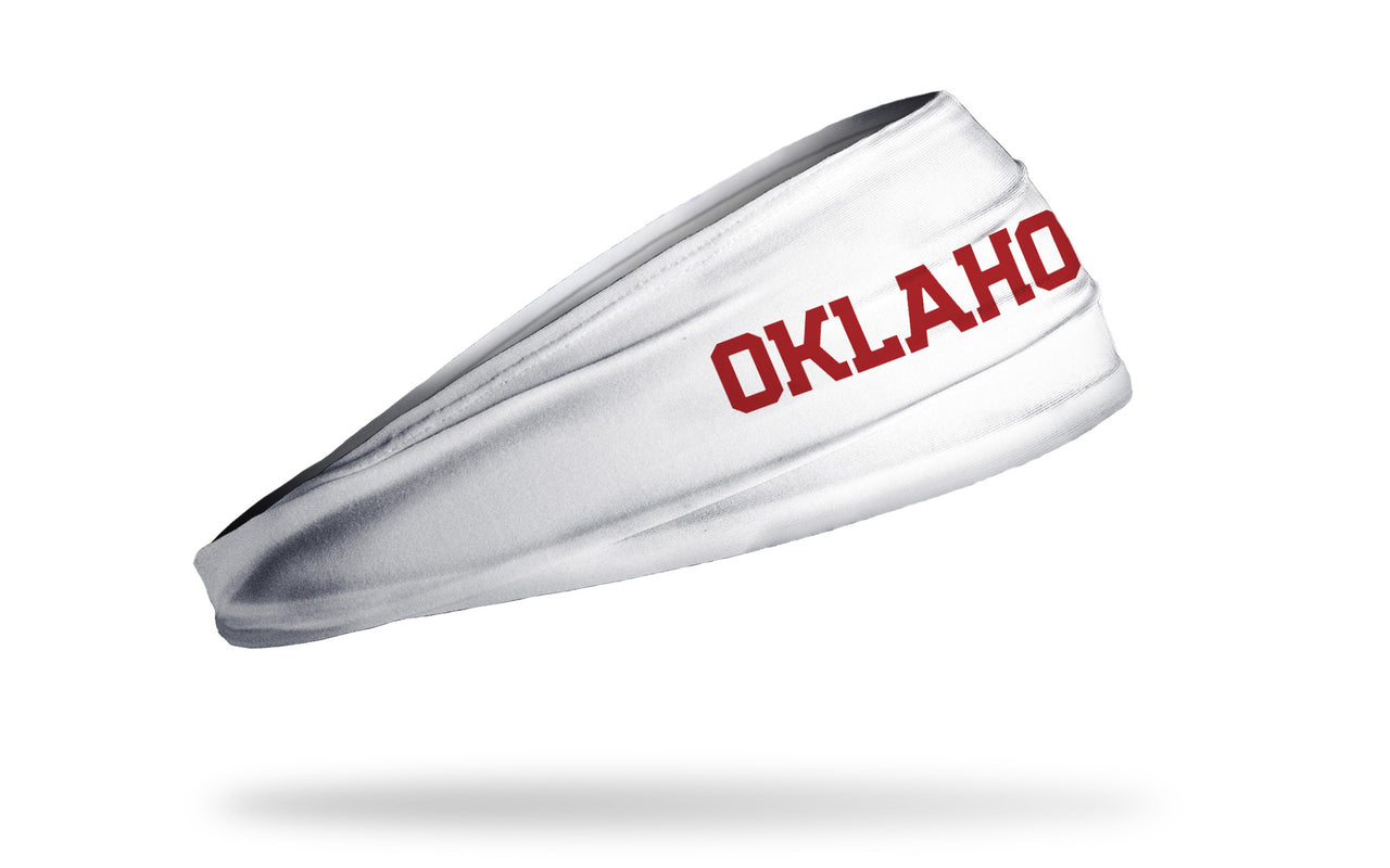 University of Oklahoma: Oklahoma White Headband - View 2