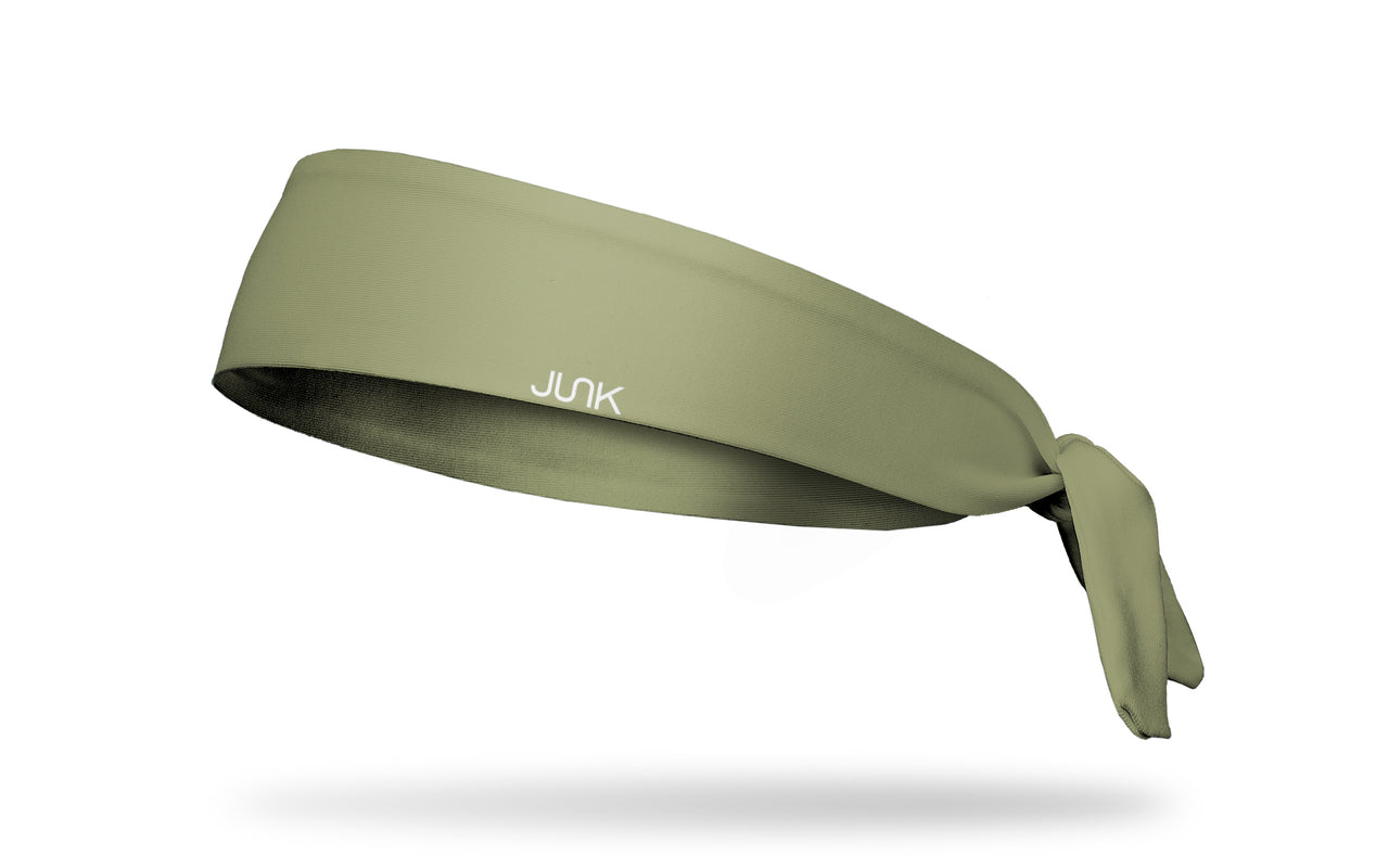 Olive Flex Tie Headband - View 1