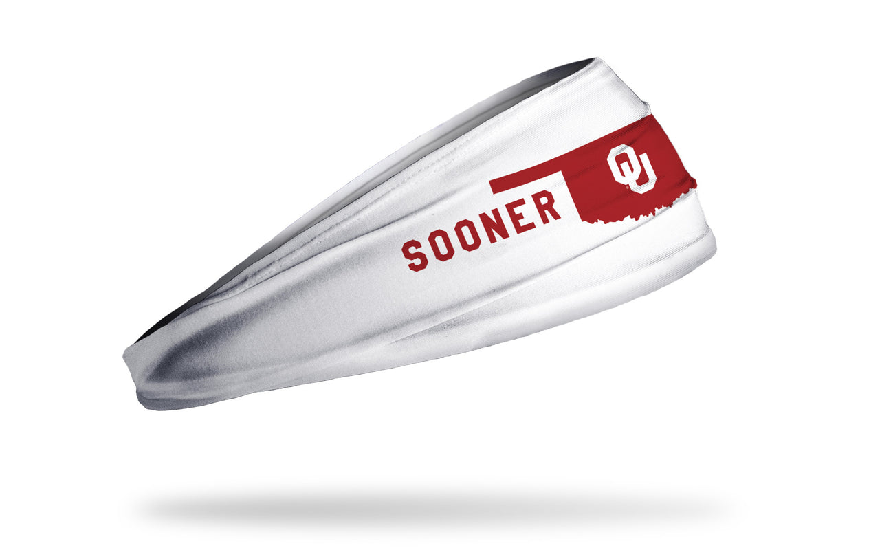 University of Oklahoma: Sooner Nation White Big Bang Lite Headband - View 2