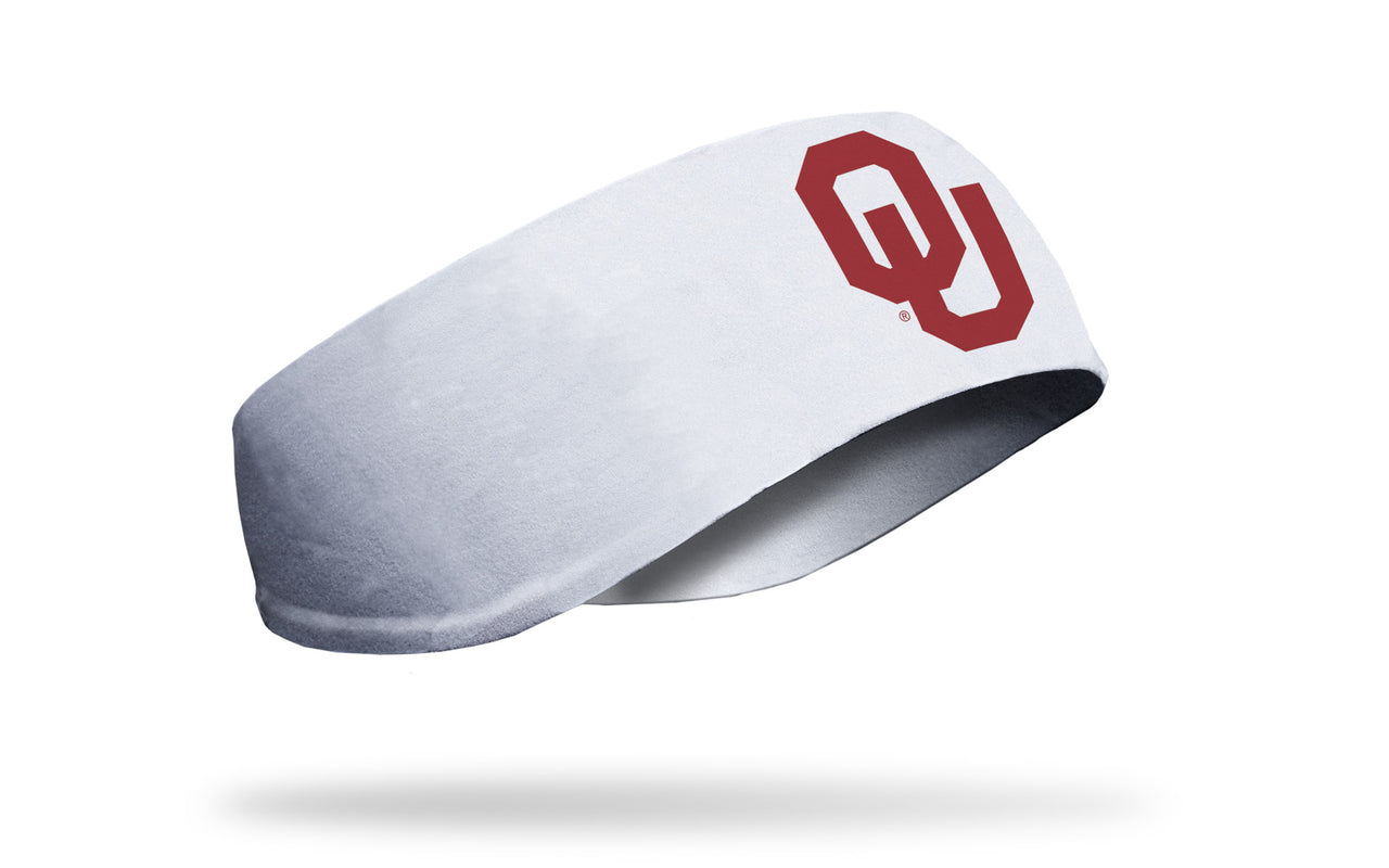 University of Oklahoma: Logo White Ear Warmer - View 2