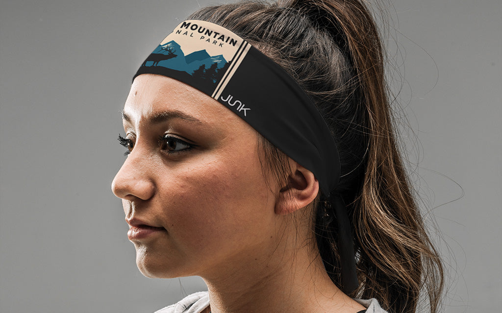 Rocky Mountains National Park Flex Tie Headband - View 3