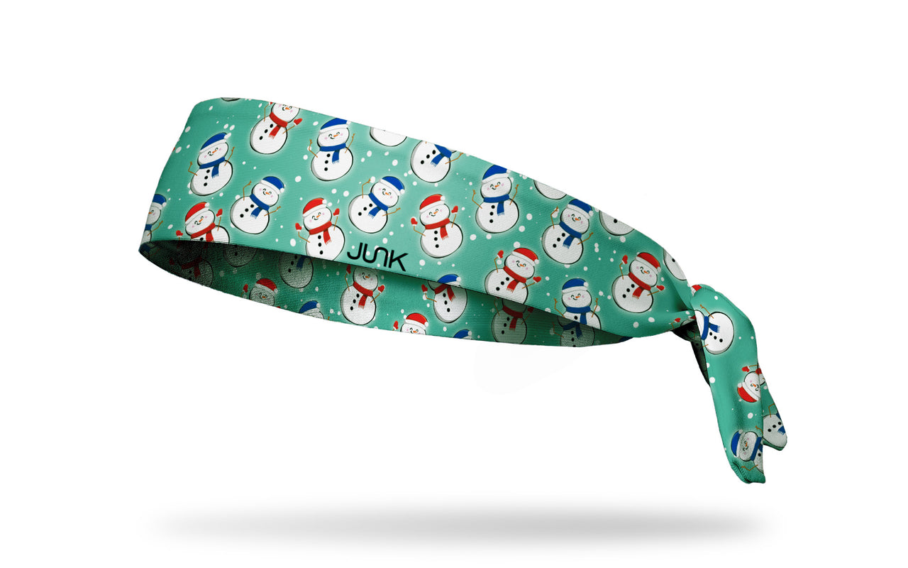 Snowmen on Parade Tie Headband - View 1