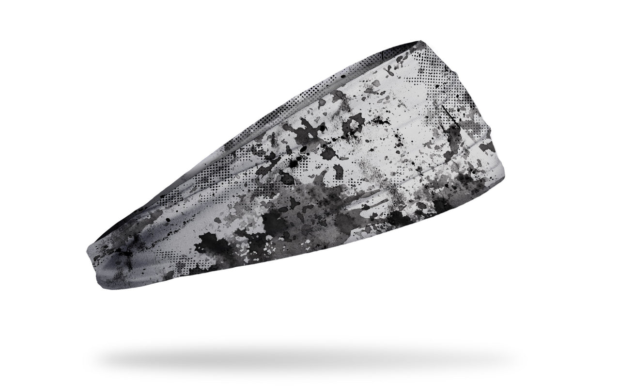 Soft Gray Grunge Big Bang Lite Headband - View 2