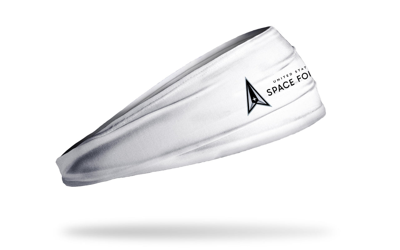 Space Force: Wordmark White Headband - View 1