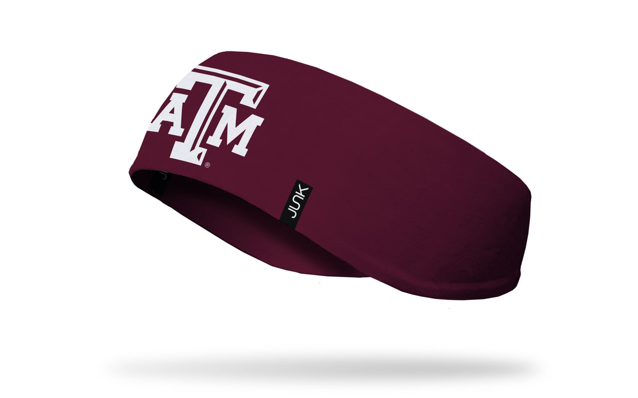 Texas A&M University: Logo Maroon Ear Warmer - View 1