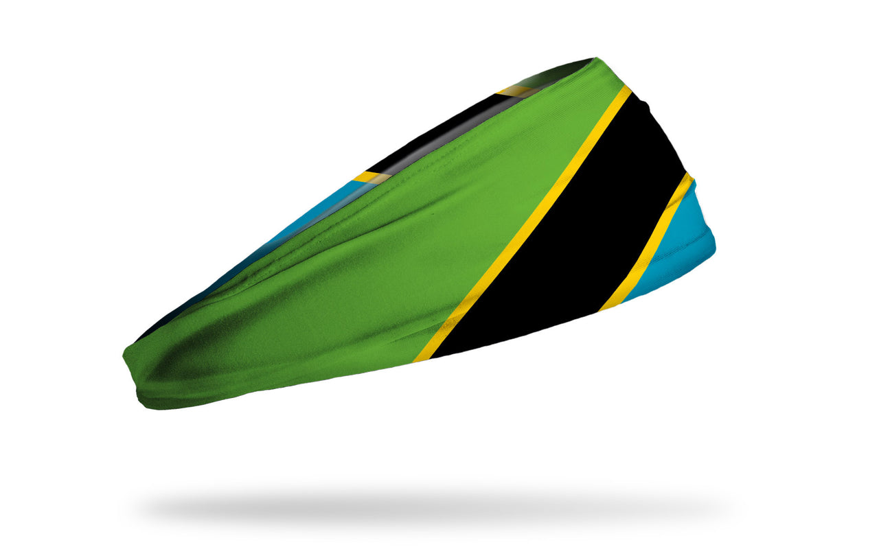 Tanzania Flag Big Bang Lite Headband - View 2