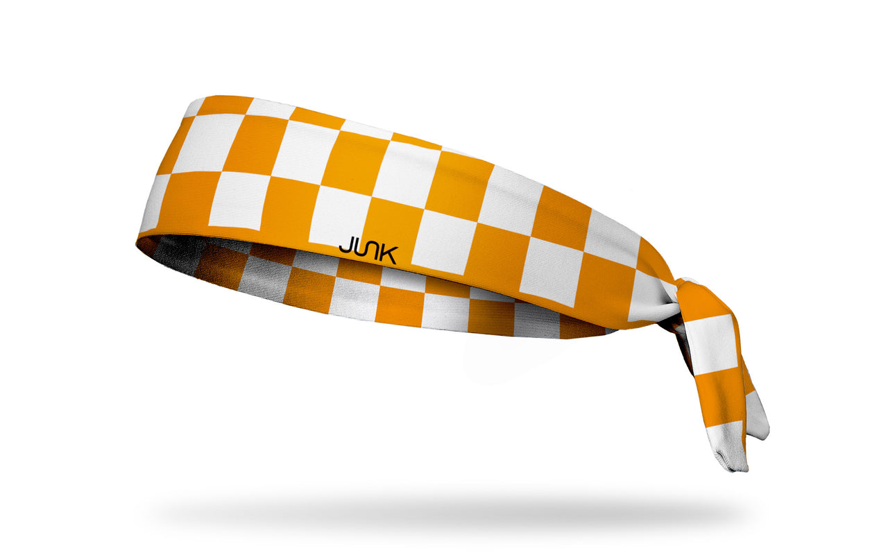 University of Tennessee: Checkerboard Tie Headband - View 1