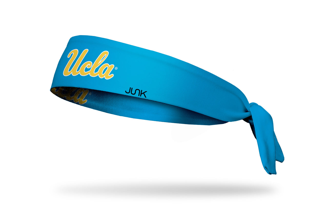 UCLA: Wordmark Blue Tie Headband - View 1
