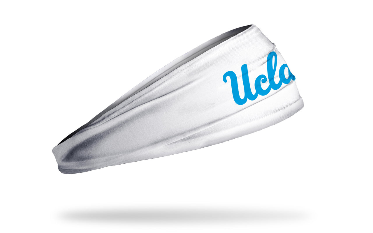 UCLA: Wordmark White Big Bang Lite Headband - View 2