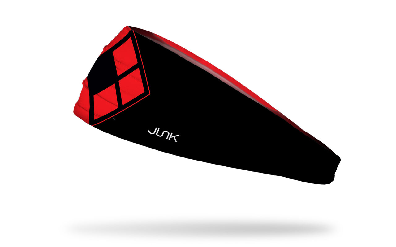 Harley Quinn: Diamonds Red & Black Big Bang Lite Headband - View 1