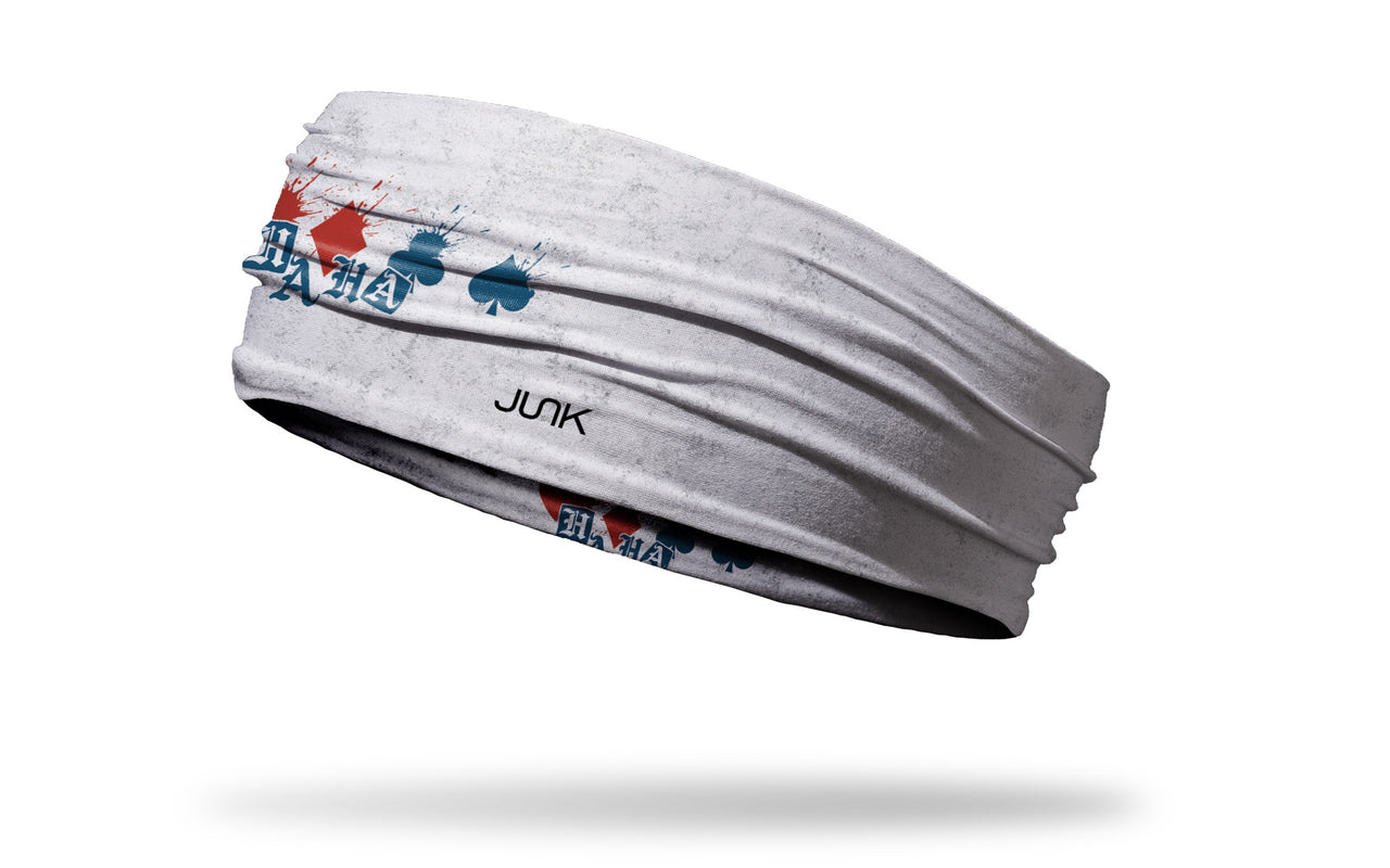Harley Quinn: Full Suit White Big Bang Headband - View 1
