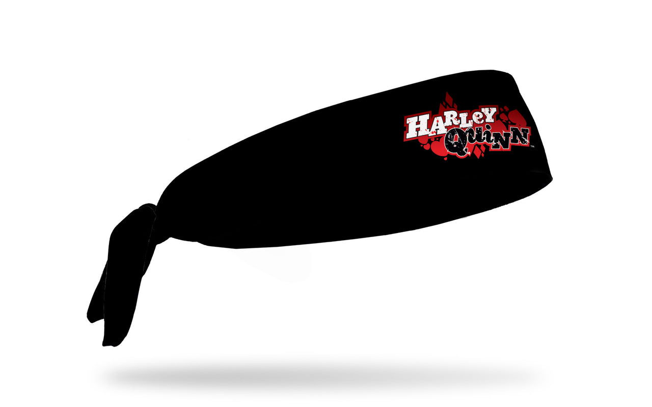 Harley Quinn: Wordmark Tie Headband - View 2
