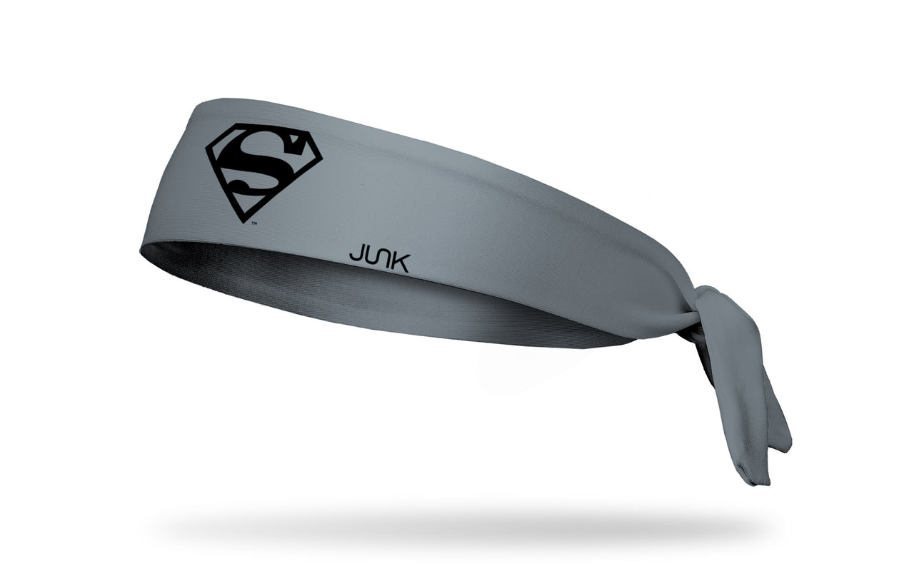 Superman: Black Logo Tie Headband - View 1