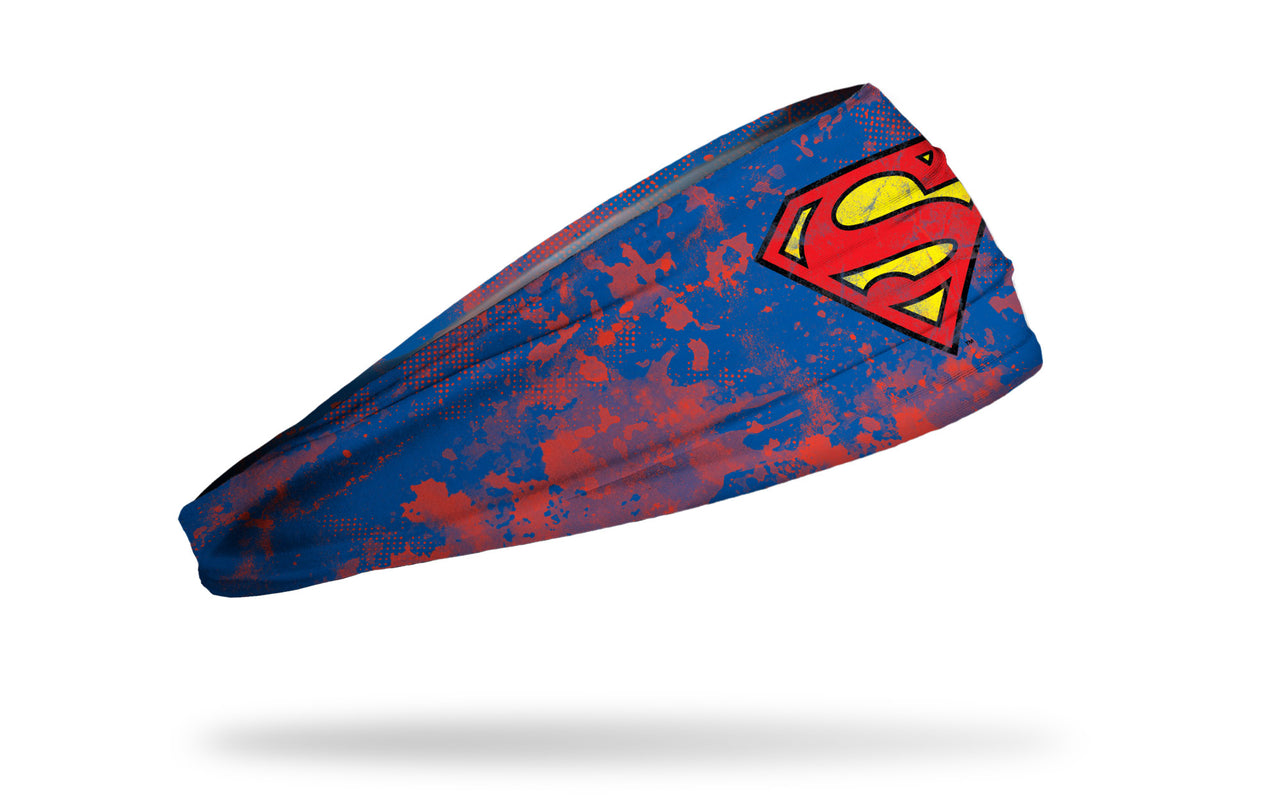 Superman: Grunge Blue Headband - View 2