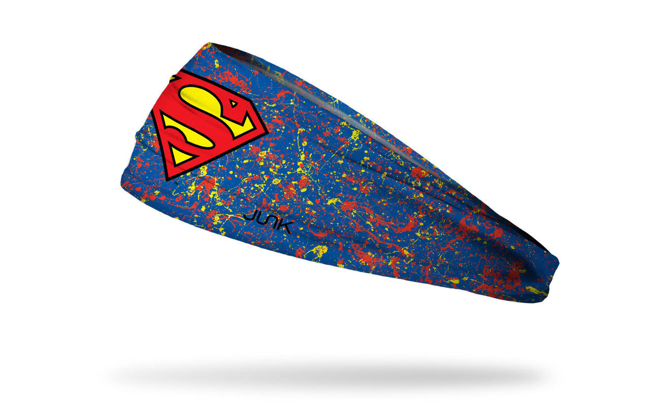 Superman: Splatter Blue Headband - View 1