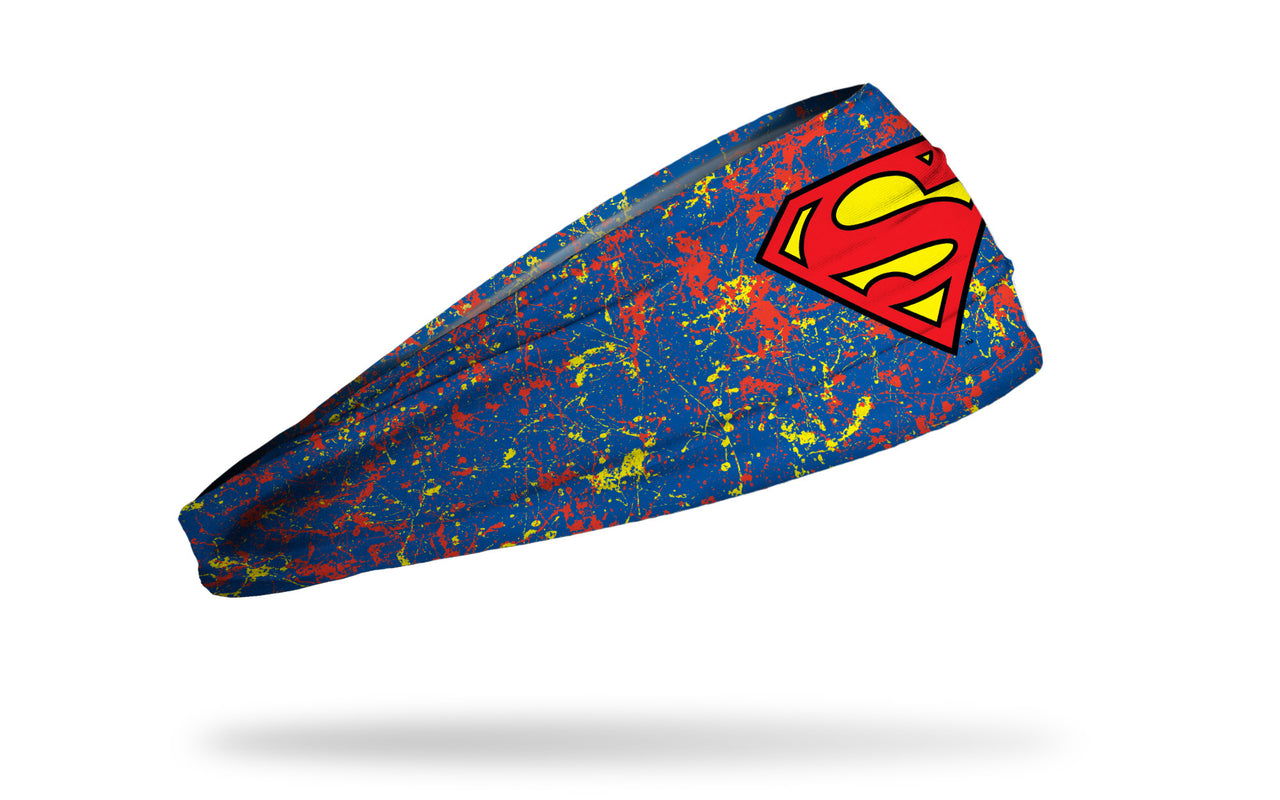 Superman: Splatter Blue Headband - View 2