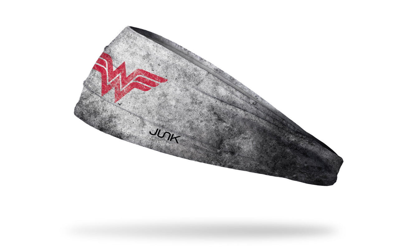 Wonder Woman: Red Logo Grunge Headband - View 1