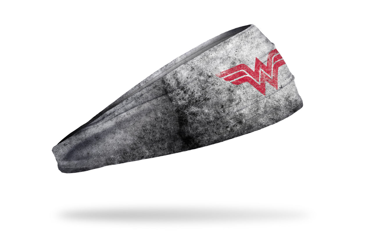 Wonder Woman: Red Logo Grunge Big Bang Lite Headband - View 2