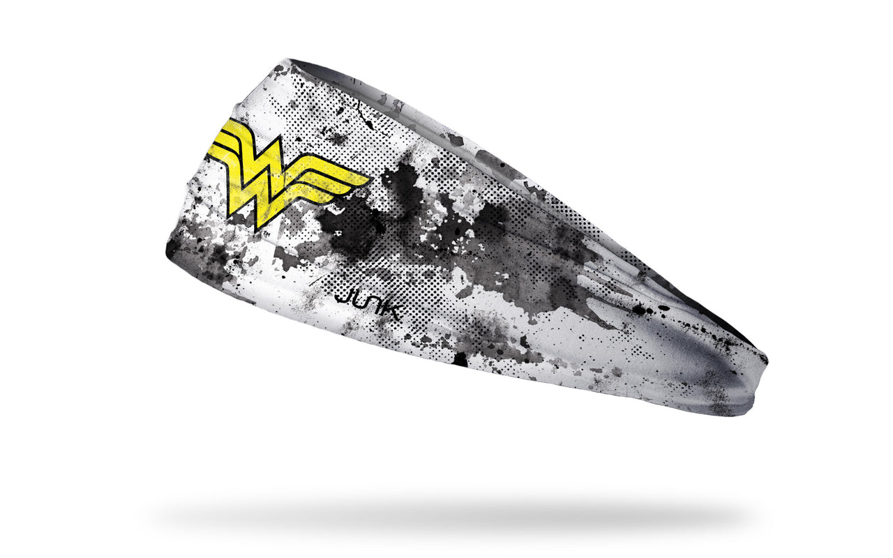 Wonder Woman: Yellow Logo Grunge Headband - View 1