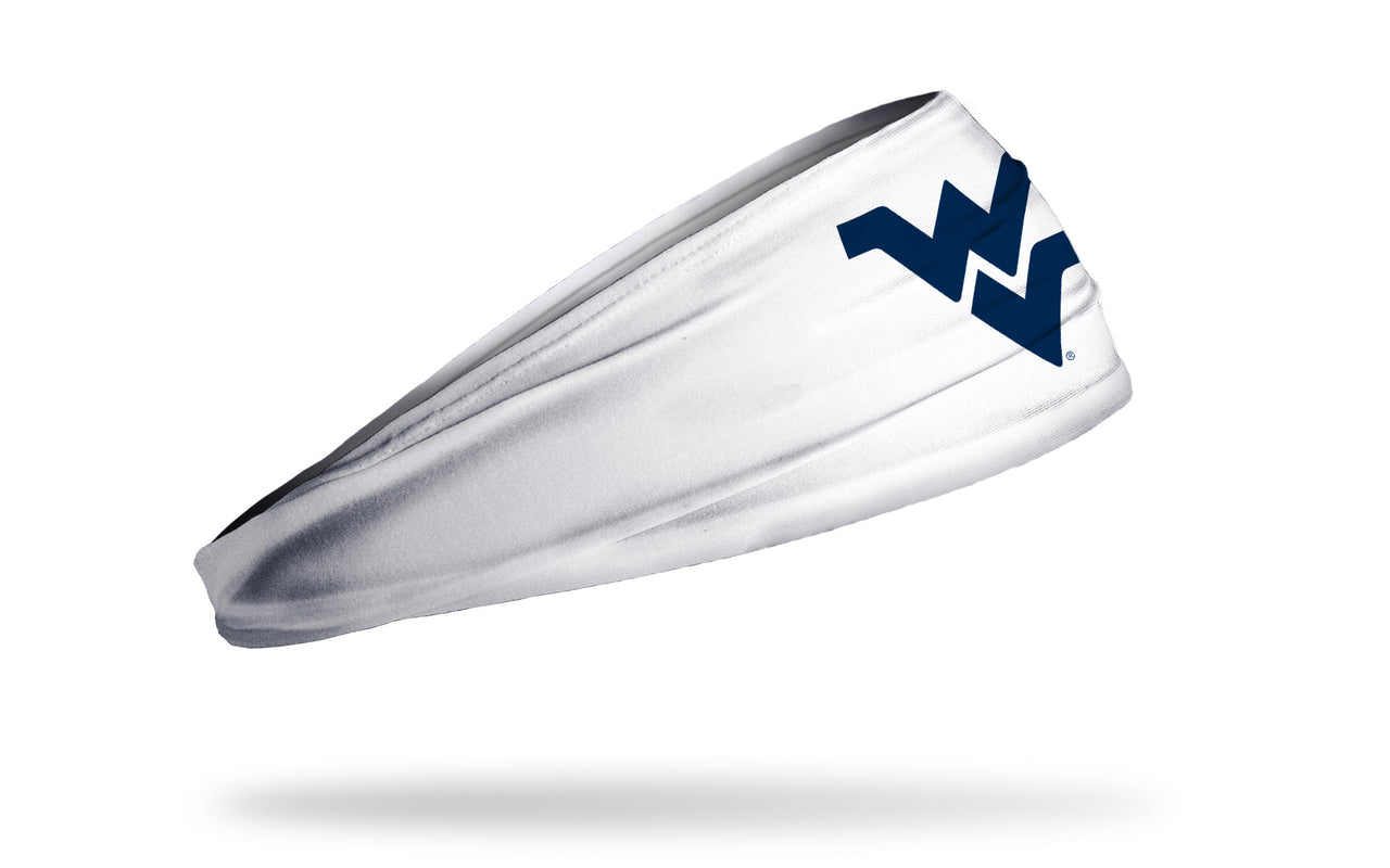 West Virginia University: Logo White Headband - View 2