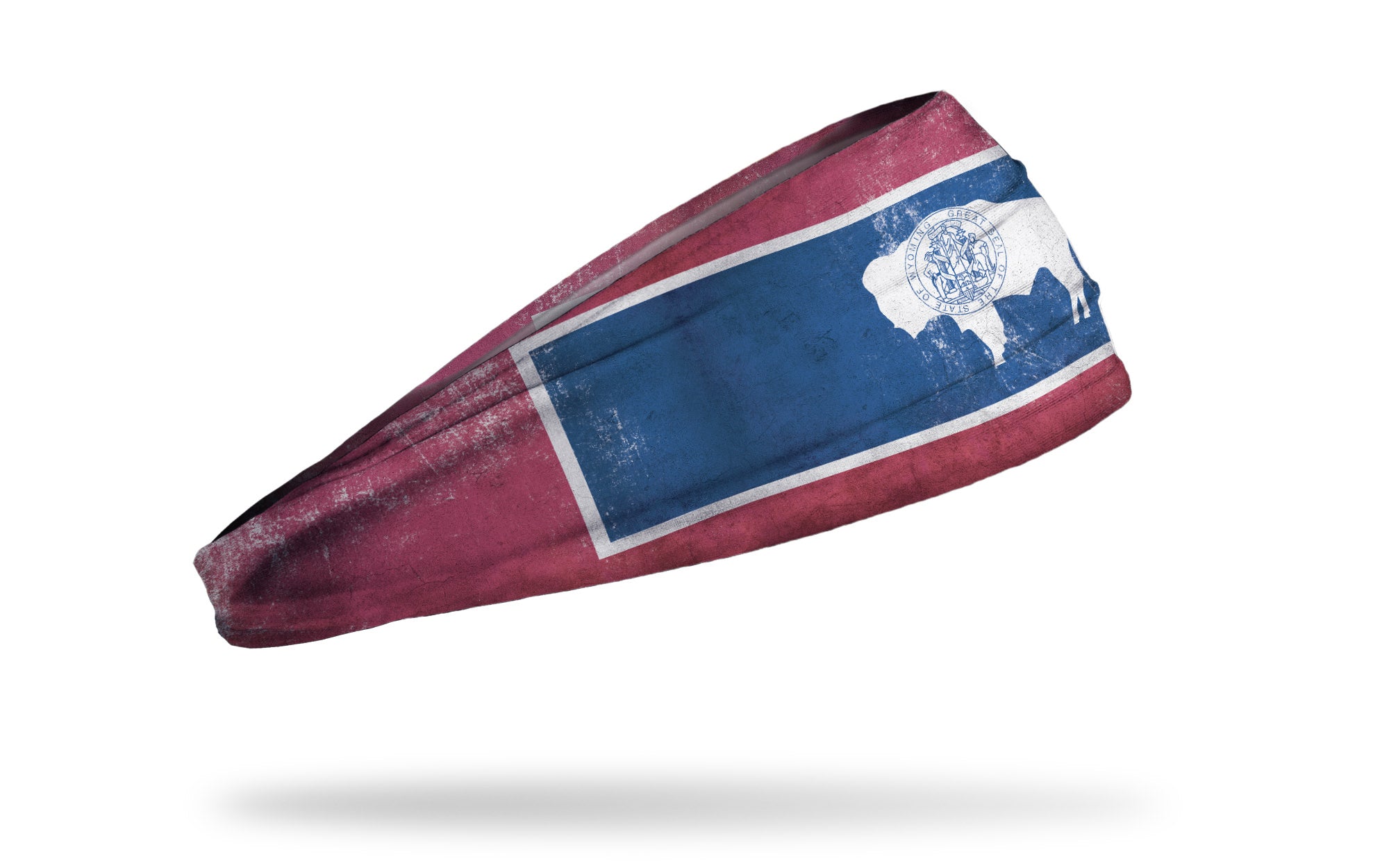 Wyoming State Flag Stirnband – Leichtes, Atmungsaktives Sport-Stirnband Für Laufsport, Verstellbar, Uni-Größe