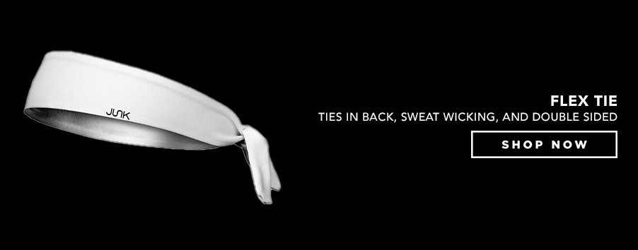 Flex Tie - Ties in Back, Sweat Wicking and double sided