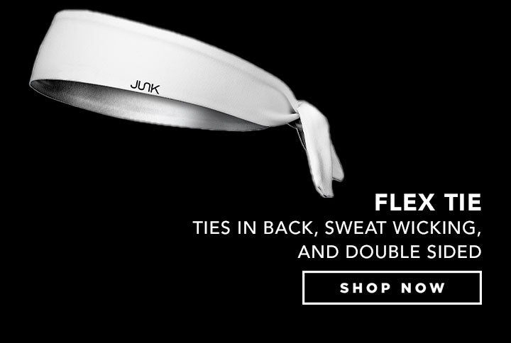 Flex Tie - Ties in Back, Sweat Wicking and double sided