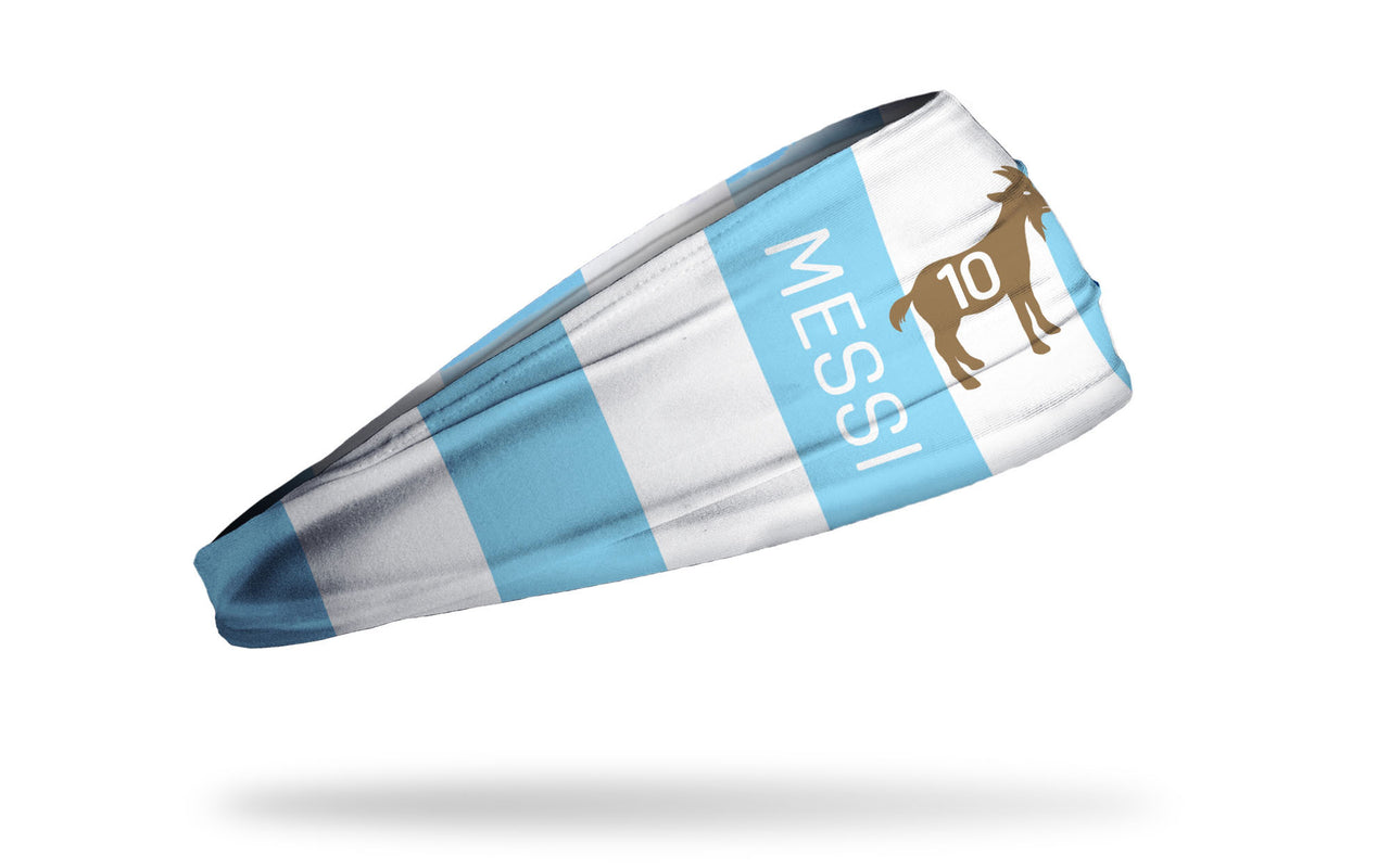 Argentina Football Association: Messi GOAT Big Bang Lite Headband - View 2
