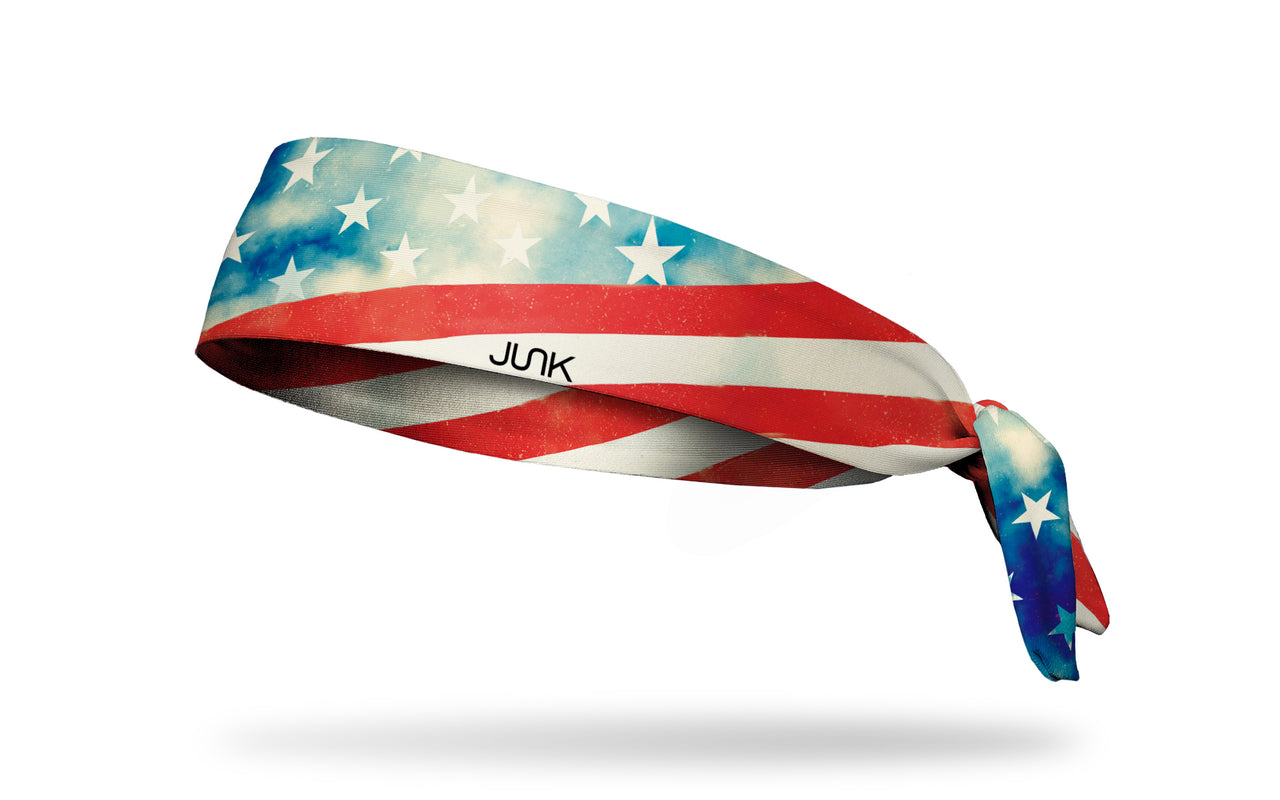 American's Banner Tie Headband
