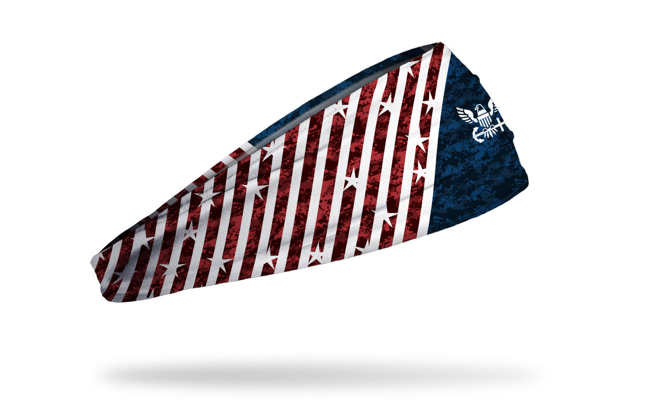 Navy: Red White and Blue Big Bang Lite Headband - View 2