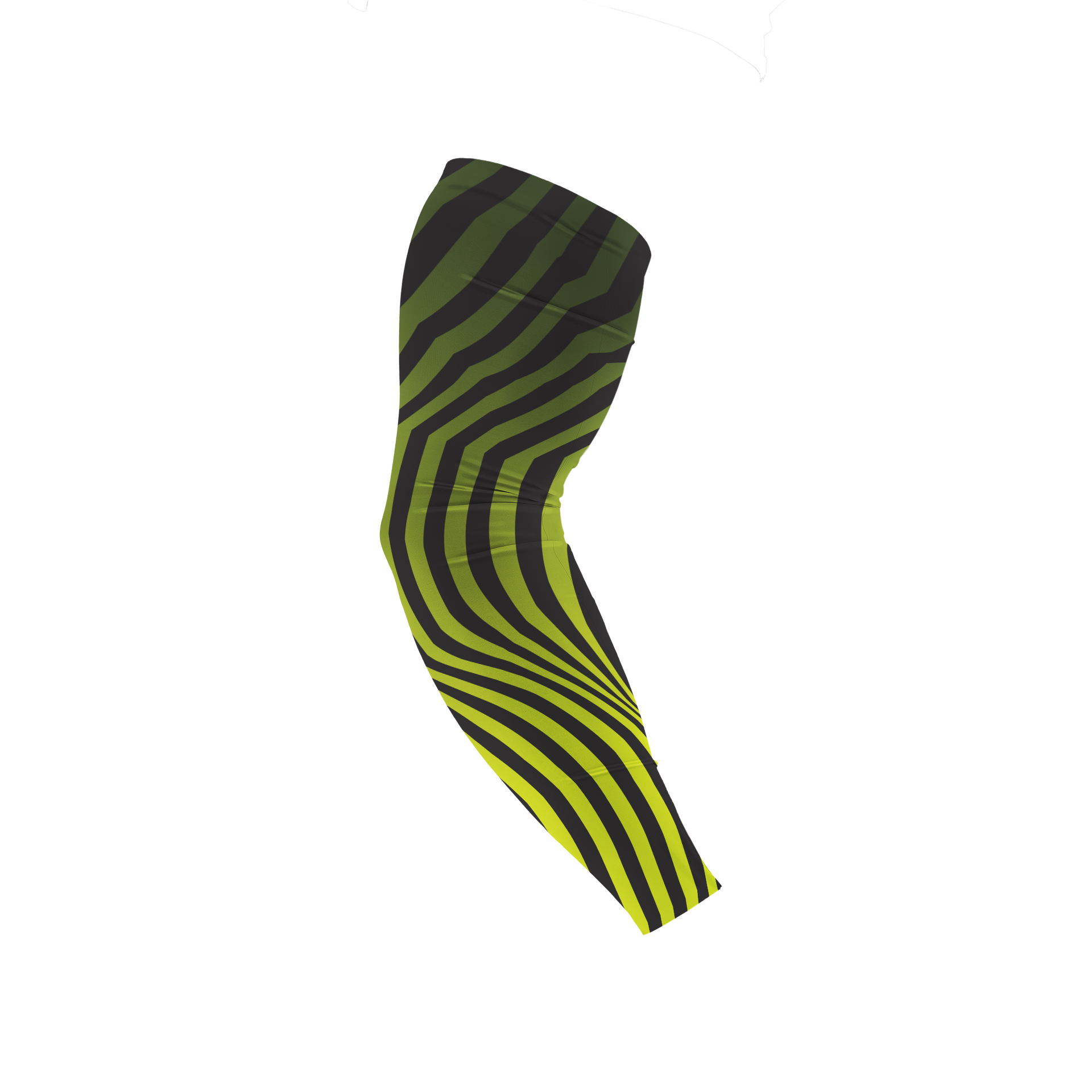 Chartreuse Wave Arm Sleeve - View 1