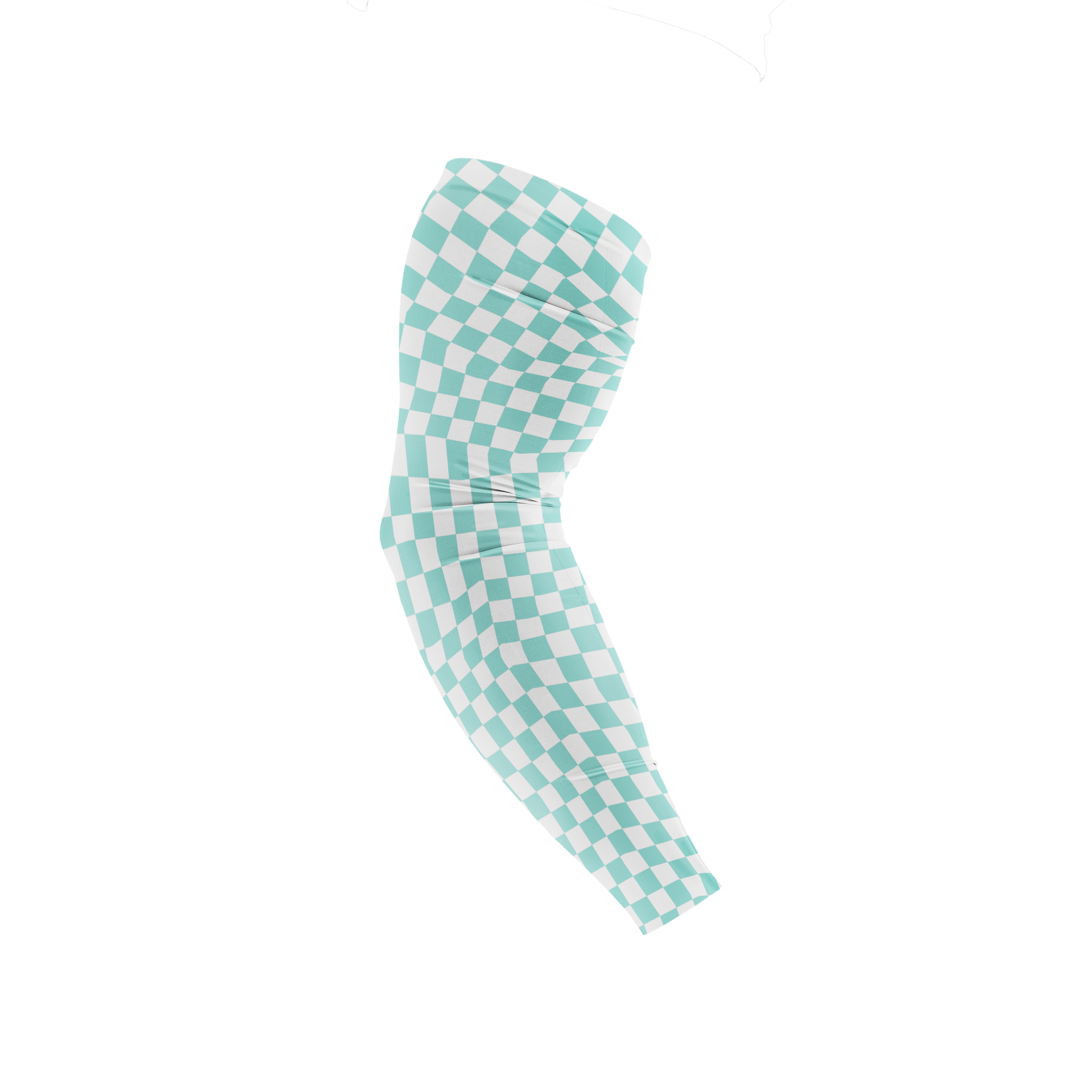 Mint Check Arm Sleeve - View 1
