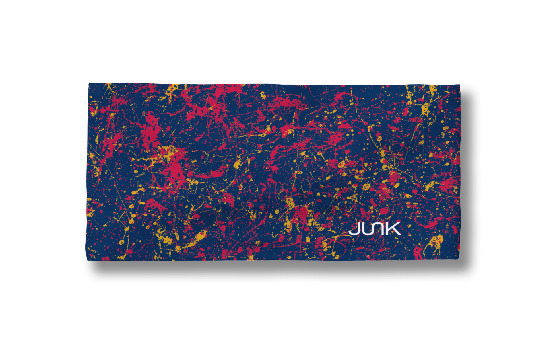 Navy Scarlet Gold Splatter Big Bang Lite Headband - View 3