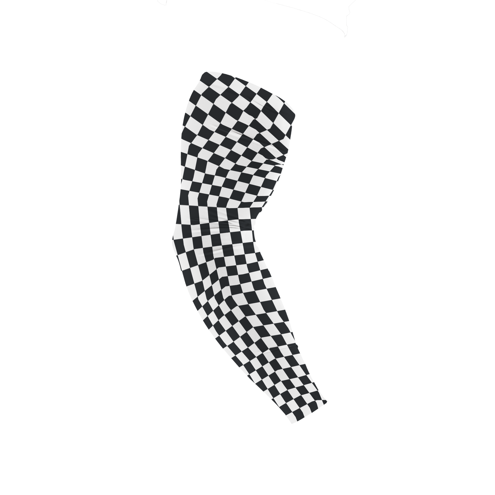Black Check Arm Sleeve - View 1