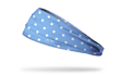 Blue Polka Dots Big Bang Lite Headband - View 1
