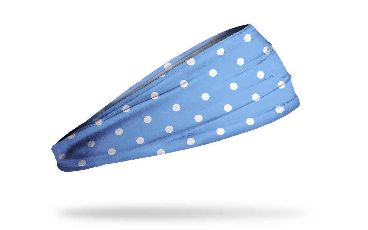 Blue Polka Dots Headband - View 2