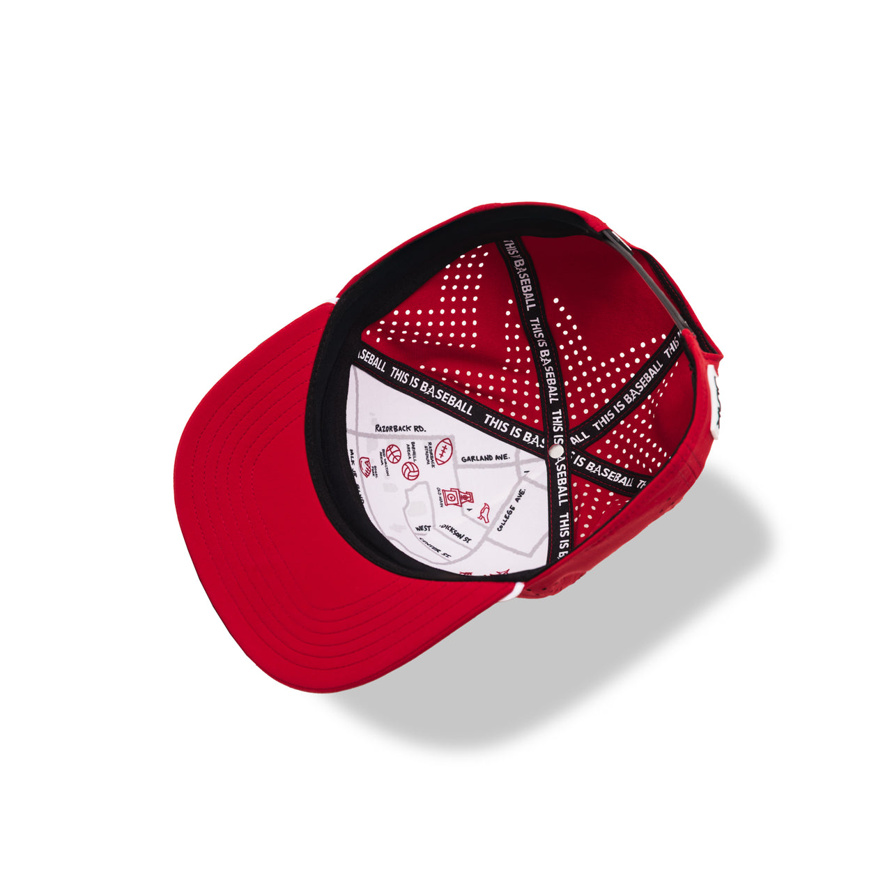 University of Arkansas: Baseball Apex Hat Cardinal - View 2