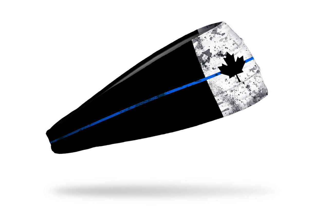 Canada Flag: Thin Blue Big Bang Lite Headband - View 2