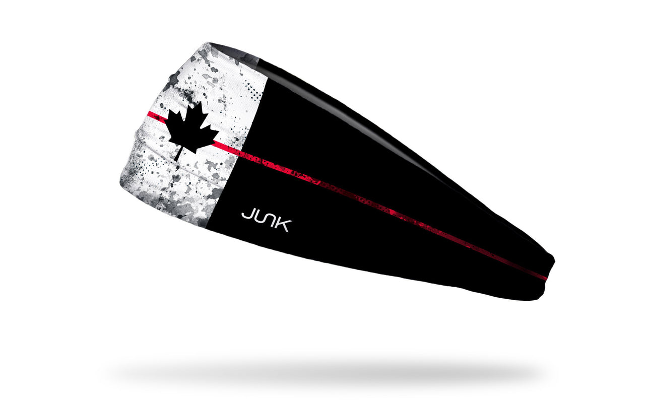 Canada Flag: Thin Red Big Bang Lite Headband - View 1