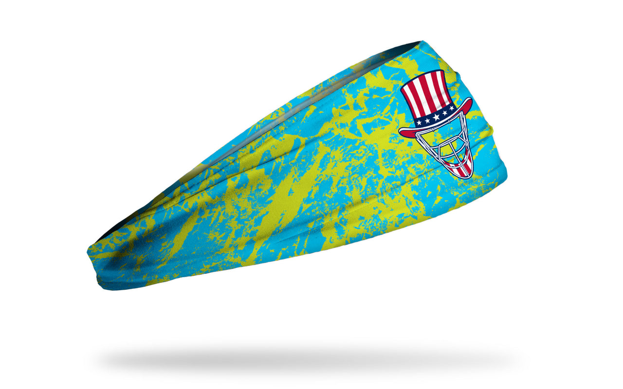 Capitol Catching: Bubblegum Aqualime Big Bang Lite Headband - View 2