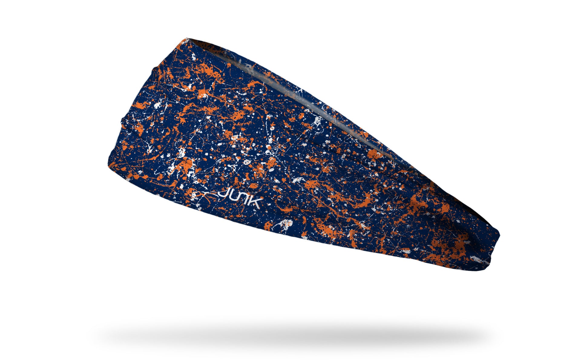 Midnight Navy Orange Splatter Big Bang Lite Headband - View 1