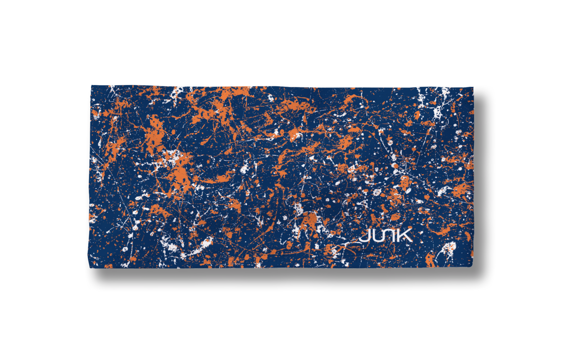 Midnight Navy Orange Splatter Big Bang Lite Headband - View 3