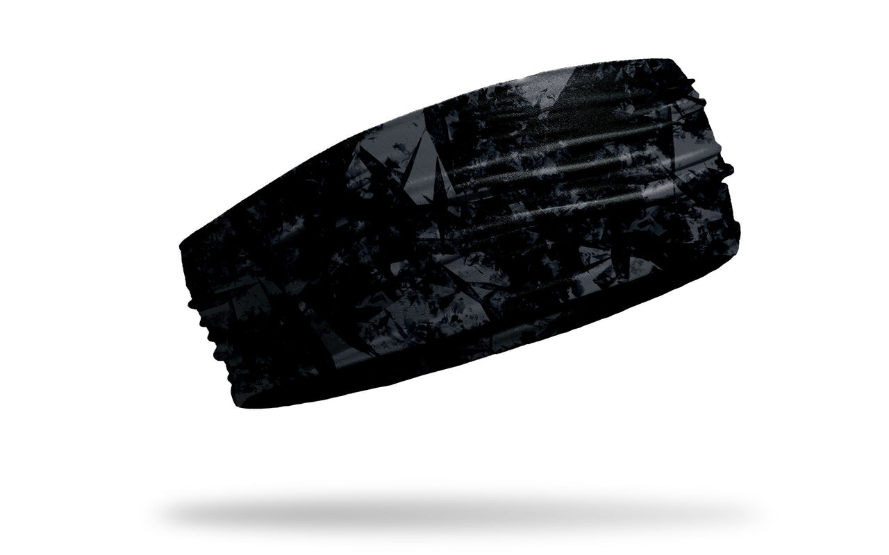 Gridiron Black Gray Headband - View 2